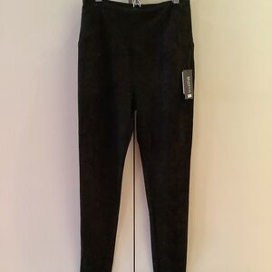 NWT Brunette The Label Faux Suede Leggings